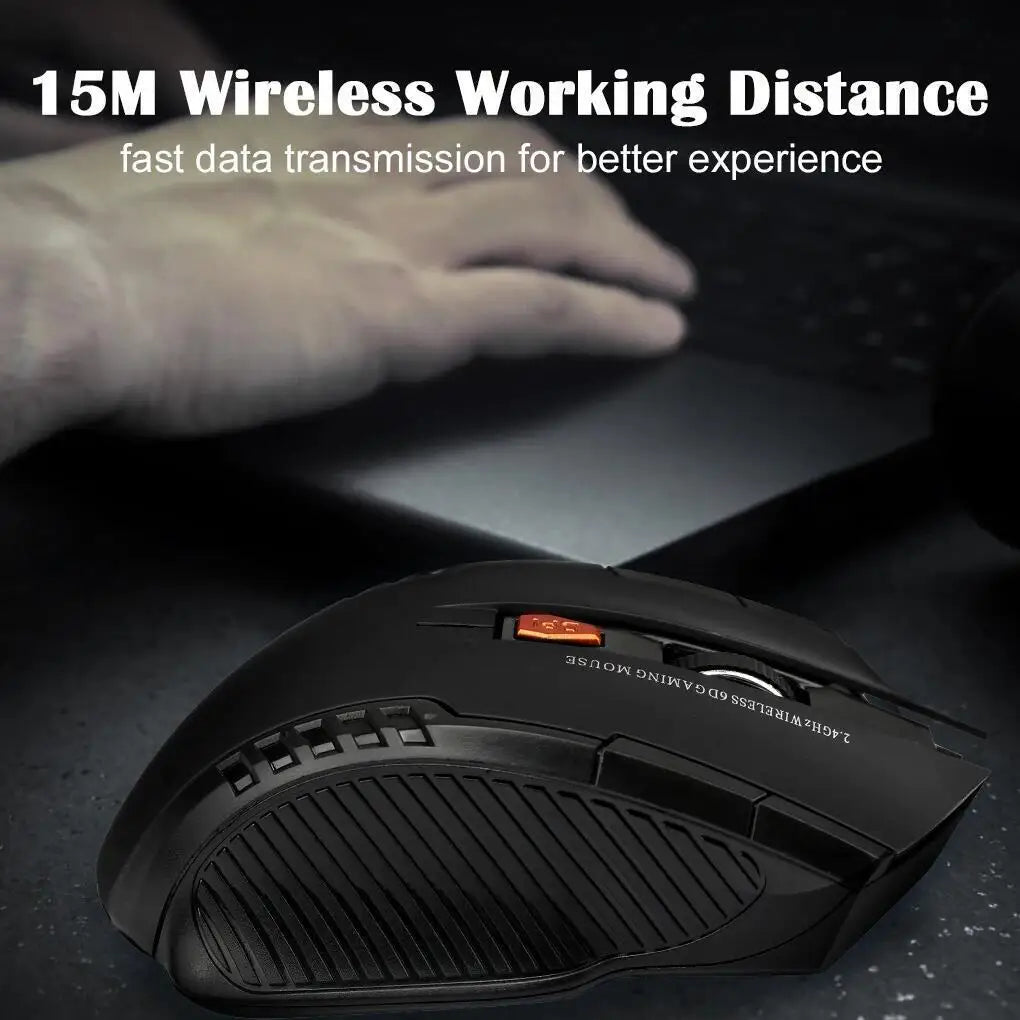 Souris sans fil 6 boutons – Pour PC et laptop facilement.