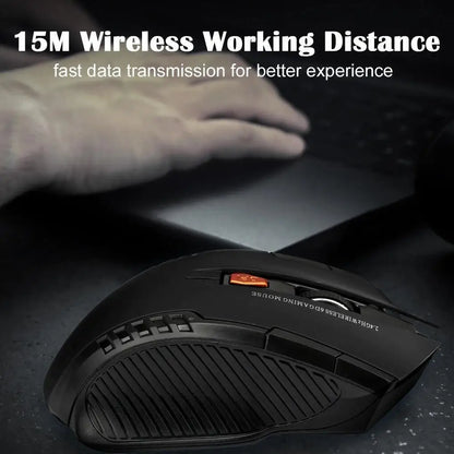 Souris sans fil 6 boutons – Pour PC et laptop facilement.