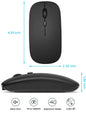 Souris sans fil Bluetooth – Silencieuse et universelle.