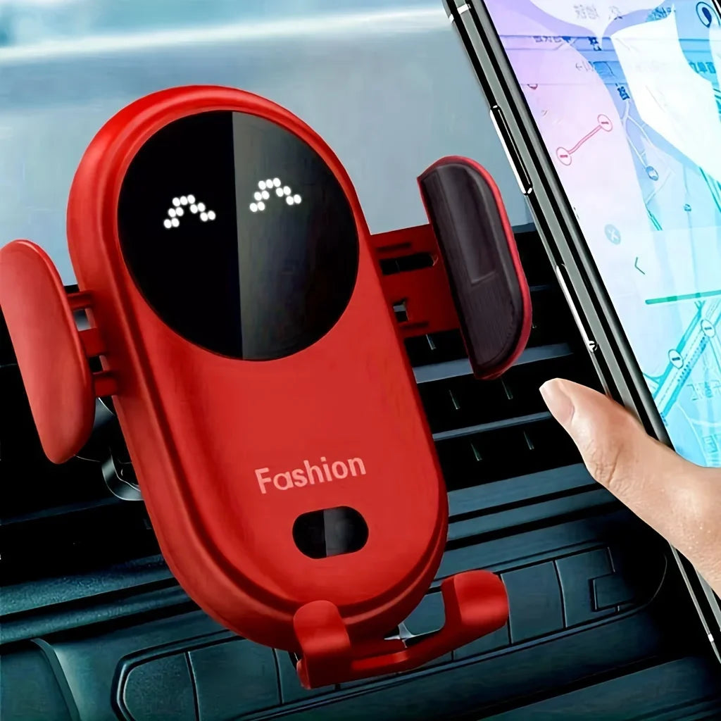 Support téléphone voiture avec chargeur sans fil — Fixation automatique intelligente 🚗