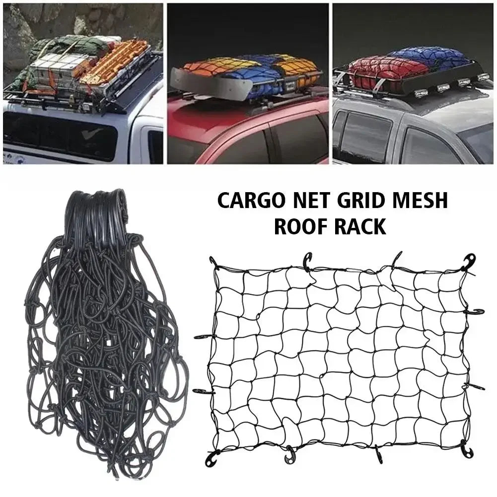 Filet de toit extensible pour barres de toit de SUV, accessoires de rangement et de finition pour voiture.