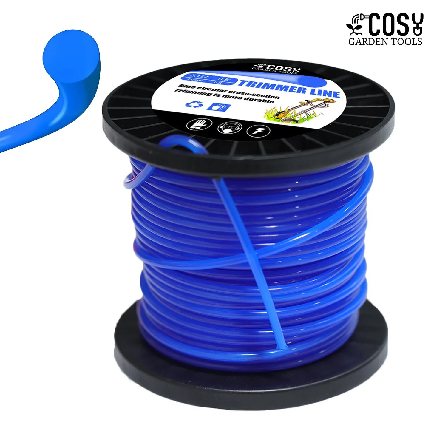 Fil de coupe-bordure nylon 100m.