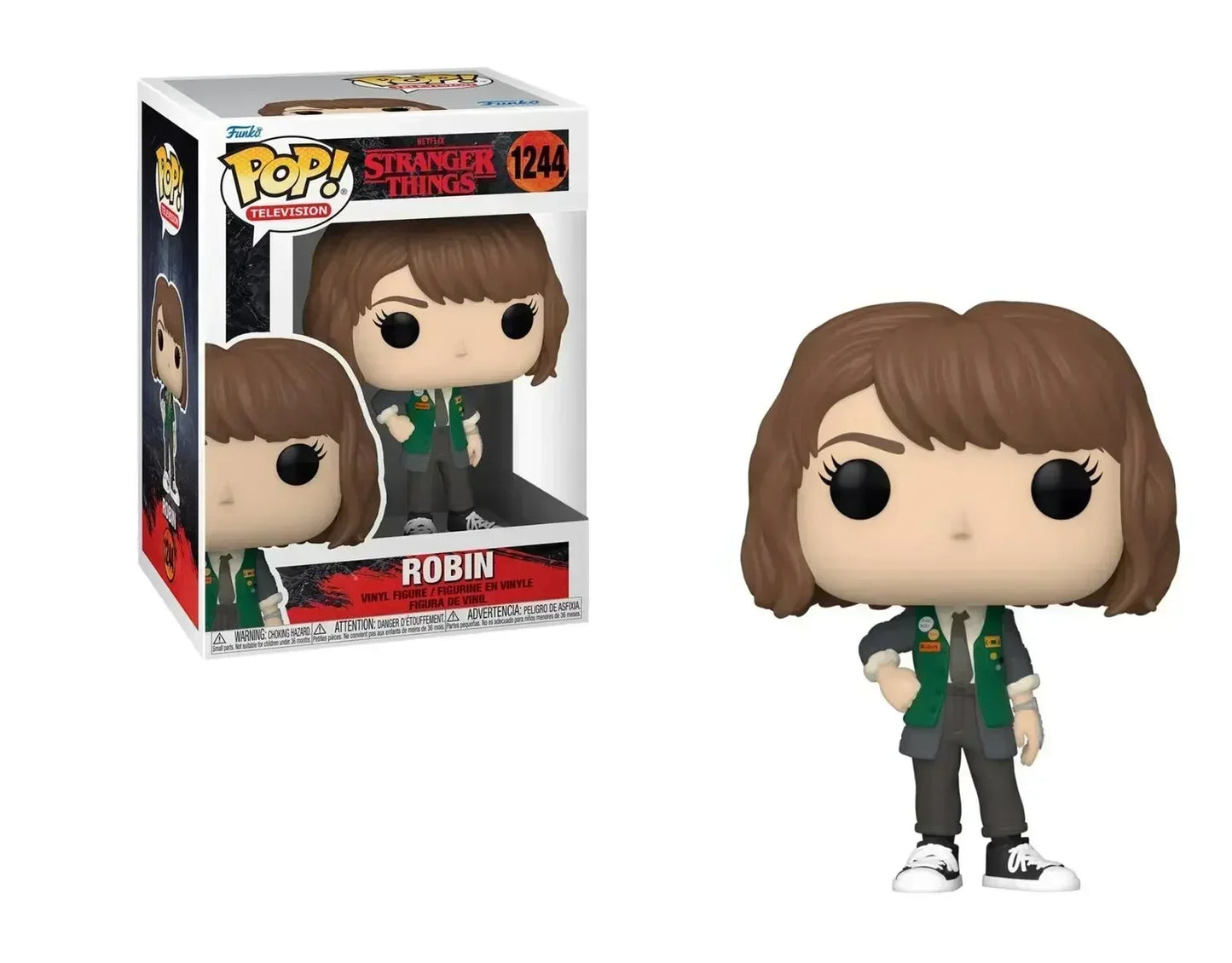 Figurine Funko Pop Stranger Things Eleven n° 523, 826 et 827 (Max Mayfield), n° 552 (Steve Harrington), n° 554 (Will Byers), n° 1783 et 1786 (Démogorgon).