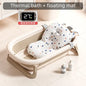 Baignoire pour bébé sensible à la température, Grande baignoire pliante portable