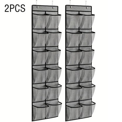 Organisateur chaussures suspendu — Gain de place instantané (12 poches)