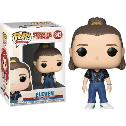 Figurine Funko Pop Stranger Things Eleven n° 523, 826 et 827 (Max Mayfield), n° 552 (Steve Harrington), n° 554 (Will Byers), n° 1783 et 1786 (Démogorgon).