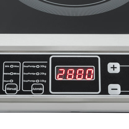 Plaque de cuisson à induction 3500 W, réglable, professionnelle, avec technologie de chauffage IGBT