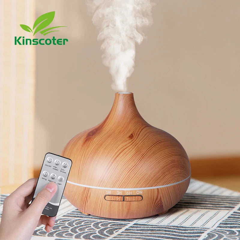 Diffuseur d’huiles essentielles 500ml – Ambiance relaxante à la maison.