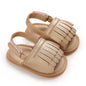 Sandales décontractées d’été avec thème doré chaussures de bébé fille à la mode, chaussures de marche confortables antidérapantes pour bébé.