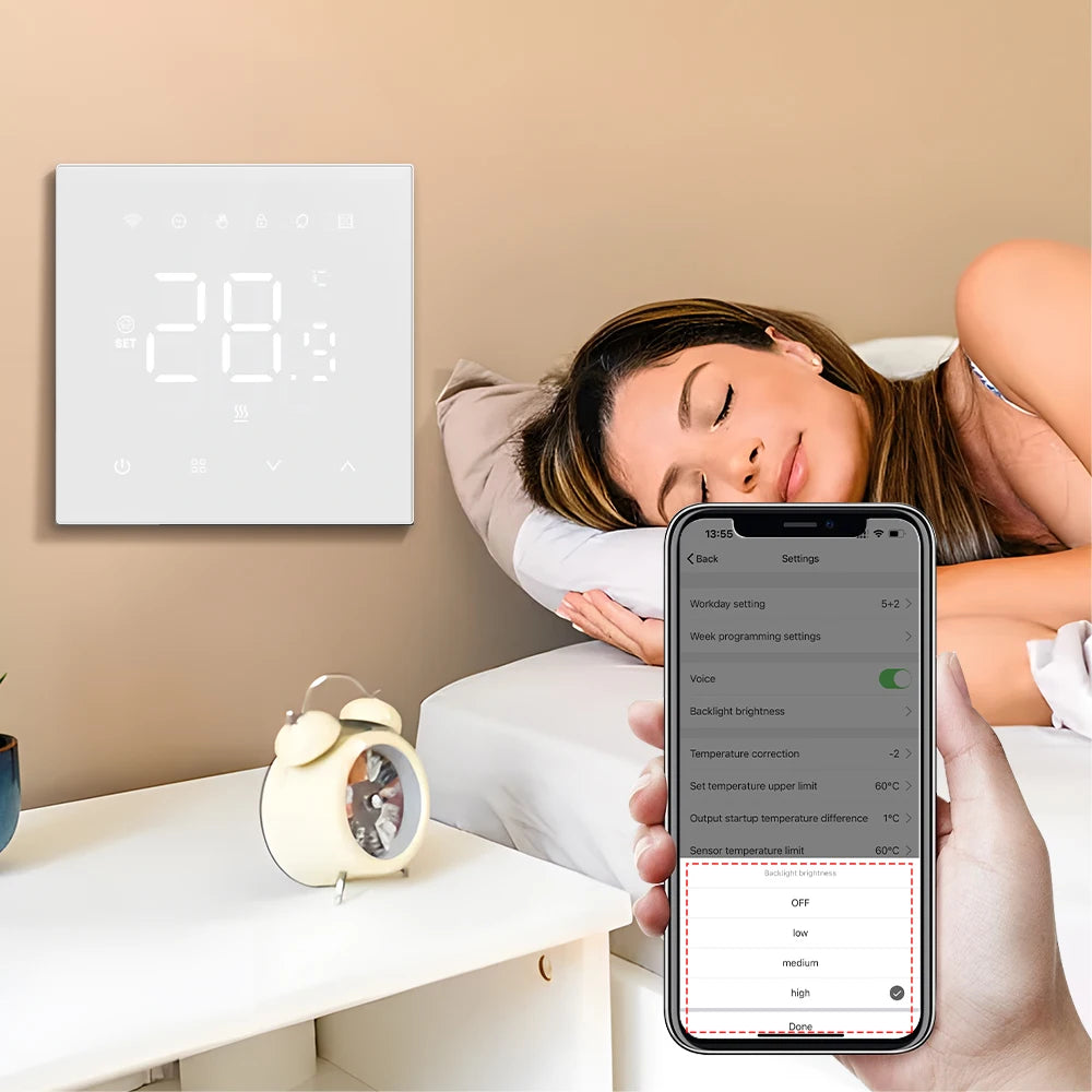 Thermostat Wi‑Fi intelligent – économie d’énergie facile.