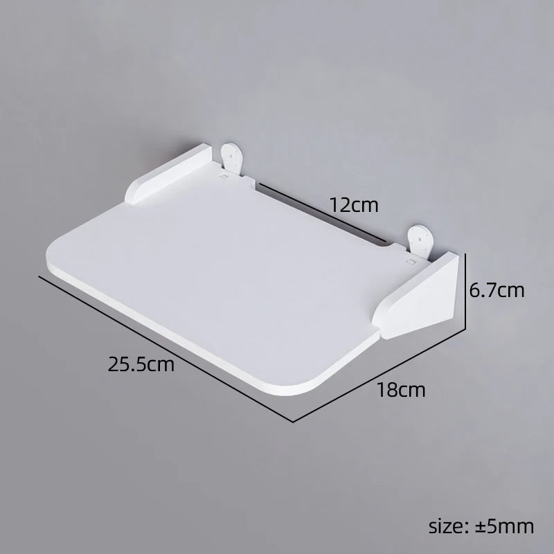 Étagère murale flottante avec crochet pour routeur, caméra, multiprise, projecteur, décodeur, support de rangement suspendu, organisateur pour la maison et le bureau