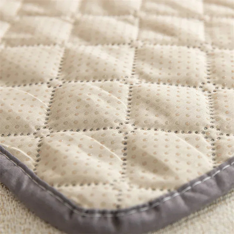 Tapis de canapé imperméable pour animaux de compagnie, à carreaux, grand format, avec coussin pour la nuque, housse antidérapante pour canapé pour chien et chat.
