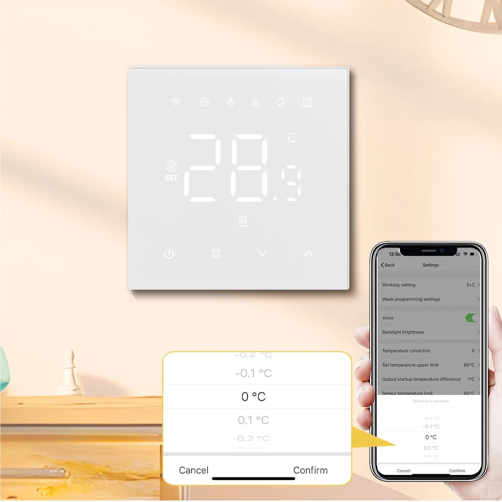 Thermostat Wi‑Fi intelligent – économie d’énergie facile.