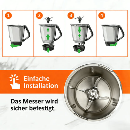 Lame de rechange pour Blender Vorwerk Thermomix TM7 TM5 TM6.