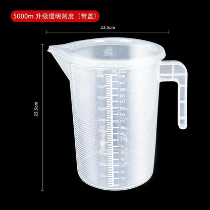 Tasse Mesureuse Multi-Usage – Plastique Épais, Graduation Précise, Pour Cuisine et Expériences