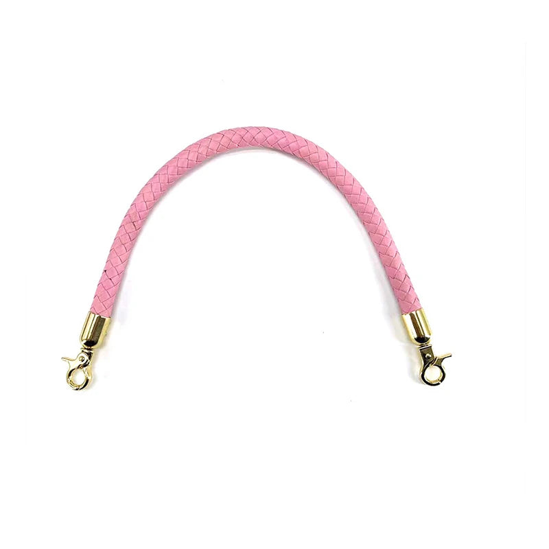 Bandoulière en cuir PU tendance, poignées en corde tressée résistante pour sac à main, accessoires de sac de rechange à faire soi-même.