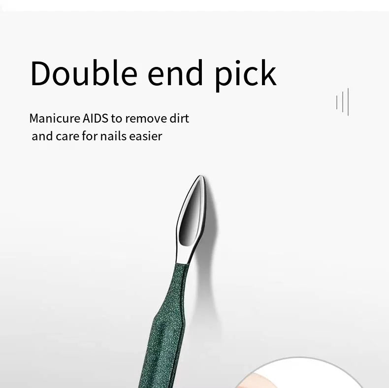 Kit manucure 6 pièces en acier inoxydable — Compact et complet