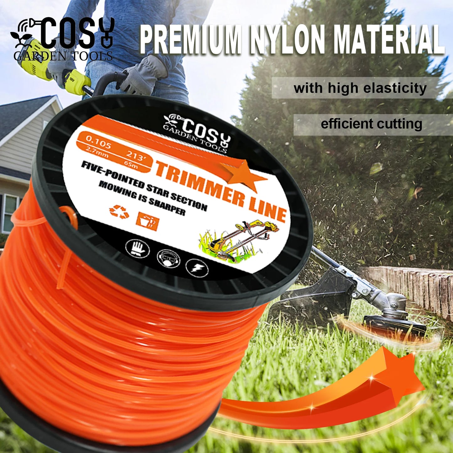 Corde de coupe TSES – Résistante et durable.