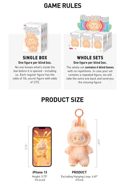 Boîte surprise Labubu Popmart — Figurine mystère collectionnable 🎁