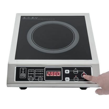 Plaque de cuisson à induction 3500 W, réglable, professionnelle, avec technologie de chauffage IGBT
