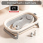 Baignoire pour bébé sensible à la température, Grande baignoire pliante portable