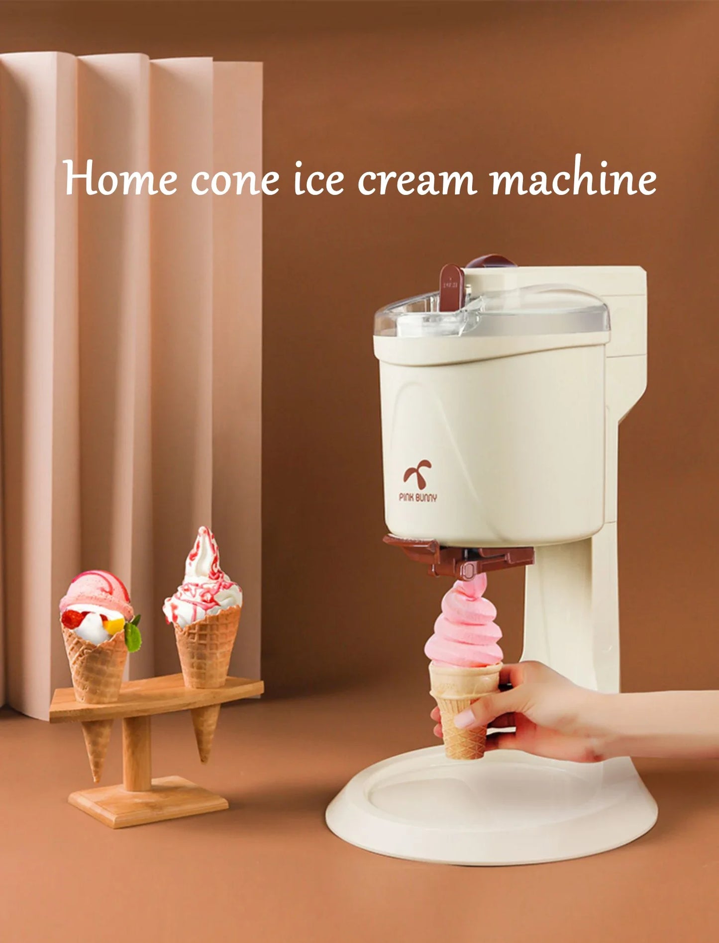 Machine à glace 220 V automatique pour fruits congelés, 1 L, machine à desserts aux fruits, machine à milkshakes BL-1000 20 W.