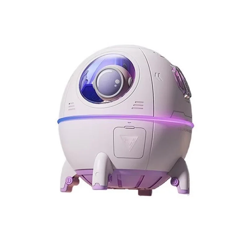 Humidificateur astronaute – Ambiance relaxante avec lumière LED.