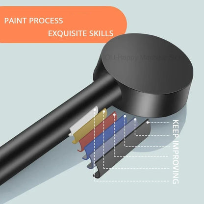 Douchette Noire Multifonction – 5 Jets Réglables, Massage par Jet et Éco-Énergie