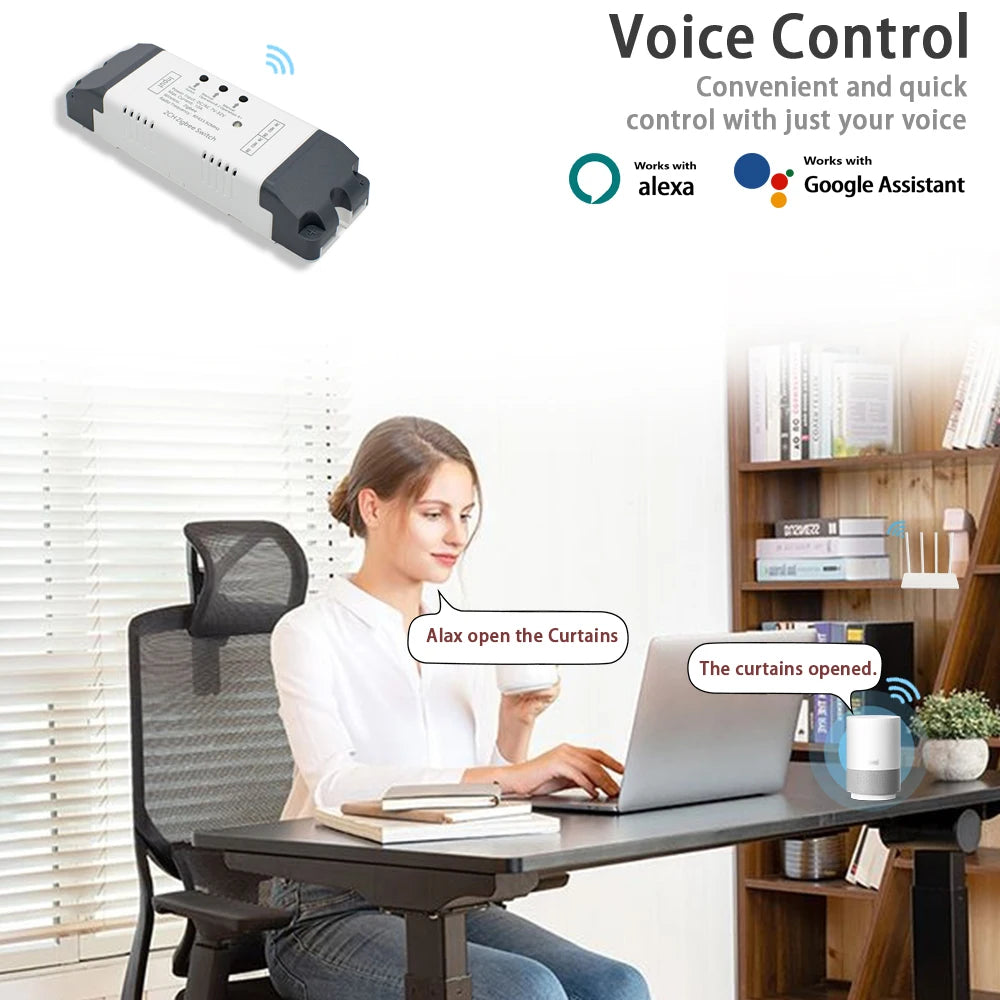 Module relais Tuya 4 sorties – commande distance & automatisation