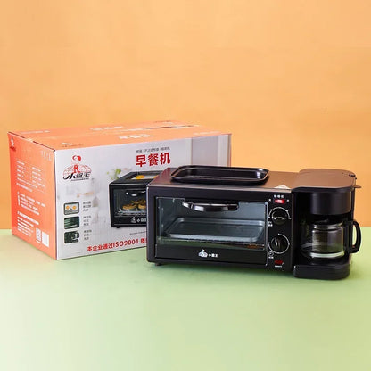 Four multifonction, four à micro-ondes, machine à petit-déjeuner, cuiseur vapeur et four, machine à café intégrée avec poêle à frire