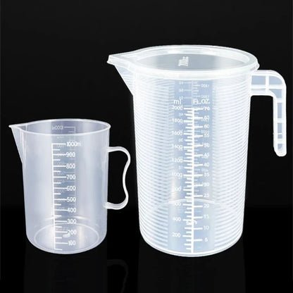 Tasse Mesureuse Multi-Usage – Plastique Épais, Graduation Précise, Pour Cuisine et Expériences