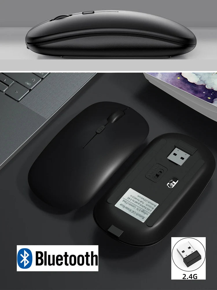 Souris sans fil Bluetooth – Silencieuse et universelle.
