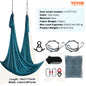 SucceBuy Hamac et balançoire de yoga aérien 8,7/11 yards, kit de démarrage de yoga avec sangle en tissu de soie aérienne, accessoire pour tous les niveaux.
