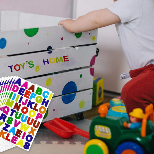 10/20/30/50 pièces - Lettres, chiffres, points, cœurs, étoiles - Autocollants colorés pour enfants - Accessoires de décoration pour albums et agendas