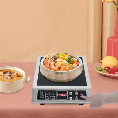 Plaque de cuisson à induction 3500 W, réglable, professionnelle, avec technologie de chauffage IGBT
