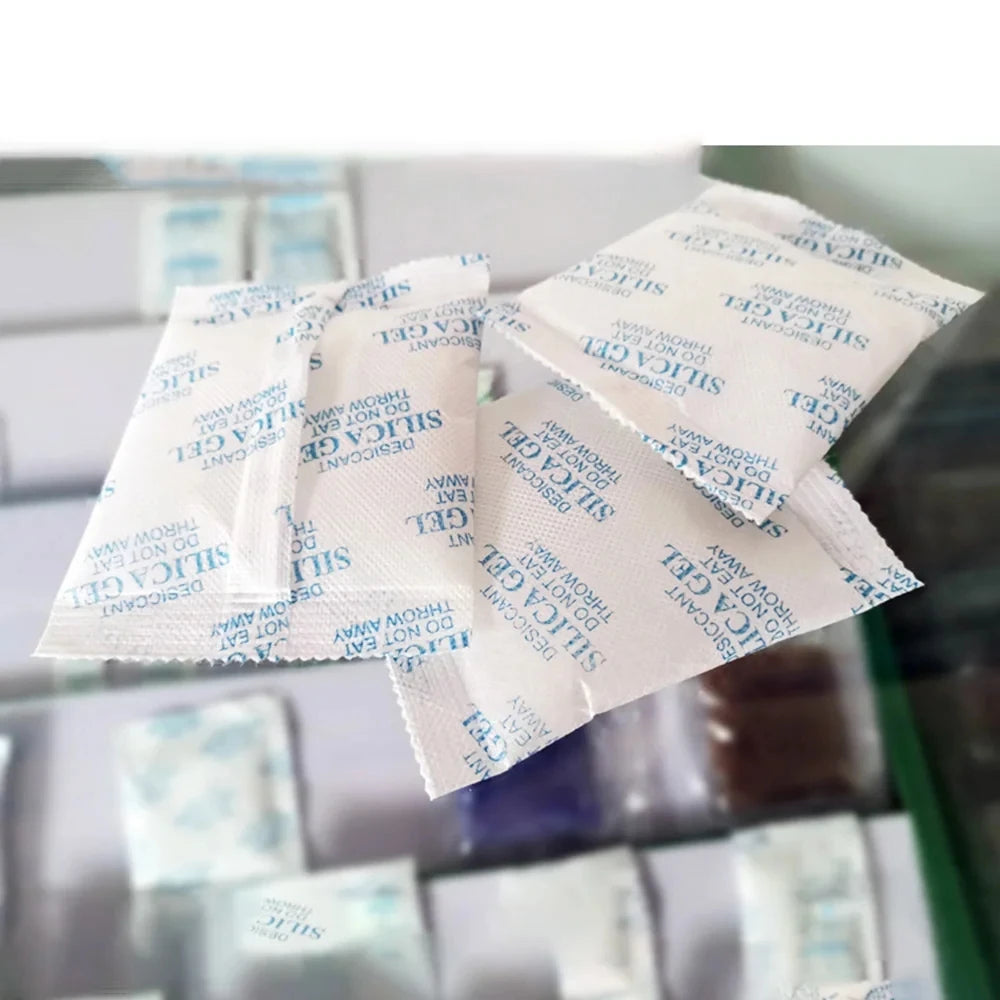 Sachets Anti-Humidité Non Toxiques – Gel de Silice 2/5/10/20g pour Pièces à Vivre et Cuisine