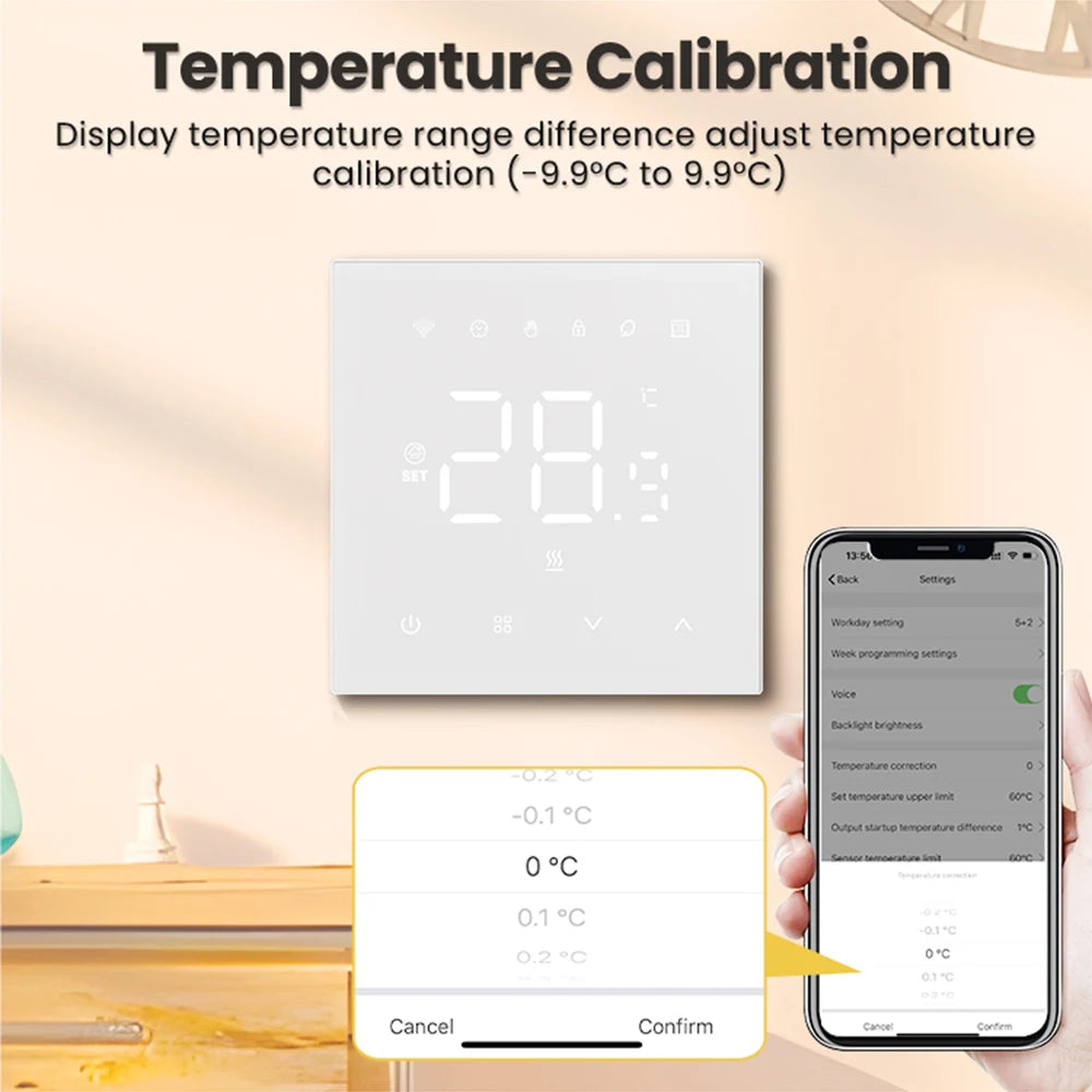 Thermostat Wi‑Fi intelligent – économie d’énergie facile.