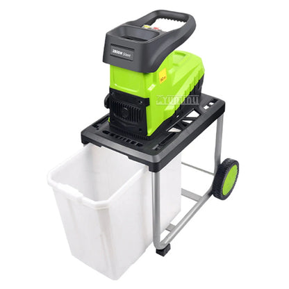 Broyeur de branches électrique 2,8 kW, broyeur de branches d'arbres, outil de jardin 220 V, neuf (modèle 2025)