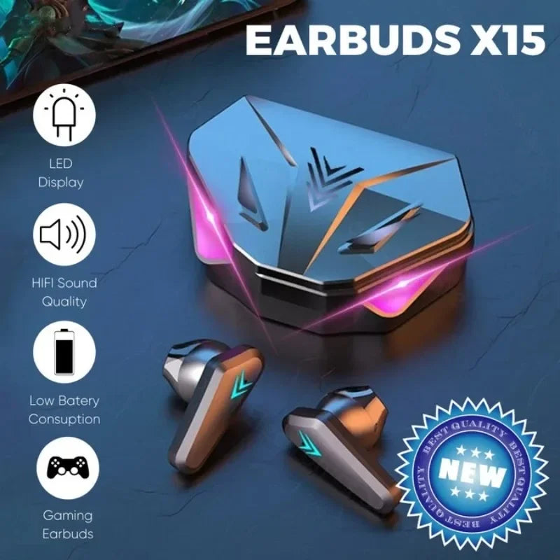 Écouteurs Bluetooth TWS LED – son puissant & sans fil 🎧