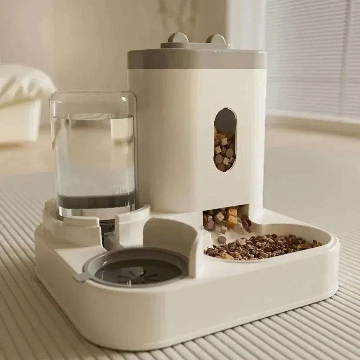 Gamelle automatique pour chats et chiens avec distributeur d’eau et nourriture