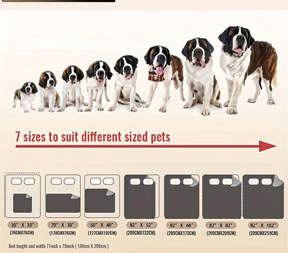 Housse de couchage pour chien réversible 100 % double face, idéale pour protéger canapé, fauteuil et meubles des animaux de compagnie (enfants, chiens et chats).