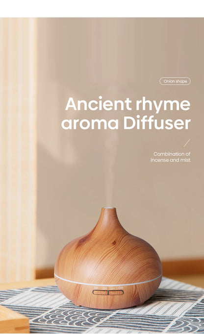 Diffuseur d’huiles essentielles 500ml – Ambiance relaxante à la maison.