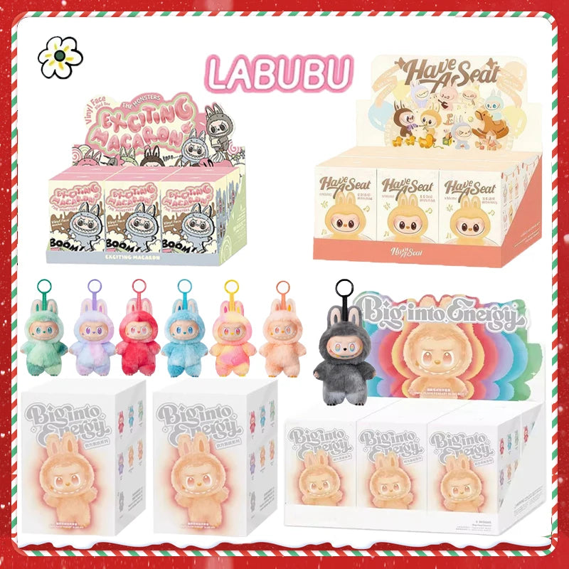 Boîte surprise Labubu Popmart — Figurine mystère collectionnable 🎁