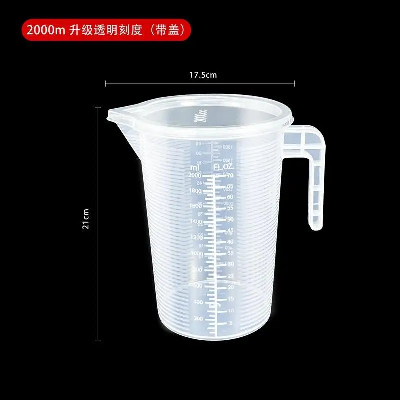 Tasse Mesureuse Multi-Usage – Plastique Épais, Graduation Précise, Pour Cuisine et Expériences