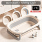 Baignoire pour bébé sensible à la température, Grande baignoire pliante portable