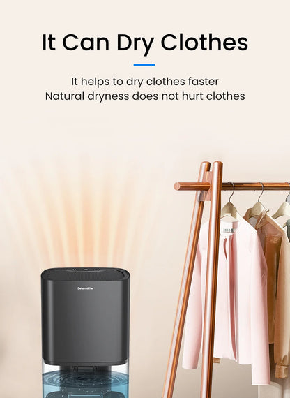 Déshumidificateur Silencieux Portable – Élimine Humidité et Odeurs, Pour Maison et Bureau