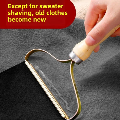 Brosse anti-poils portable pour tapis, laine, manteaux et vêtements.