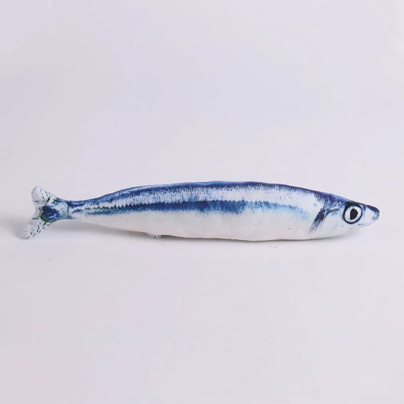 Jouet poisson interactif pour chat — Peluche stimulante et amusante