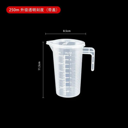 Tasse Mesureuse Multi-Usage – Plastique Épais, Graduation Précise, Pour Cuisine et Expériences