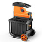 Broyeur de jardin DOVAMAN 2800 W, moteur sans balais 400 Nm, rouleau à 6 dents, capacité de 45 mm, bac de 60 L, silencieux et protégé contre les surcharges